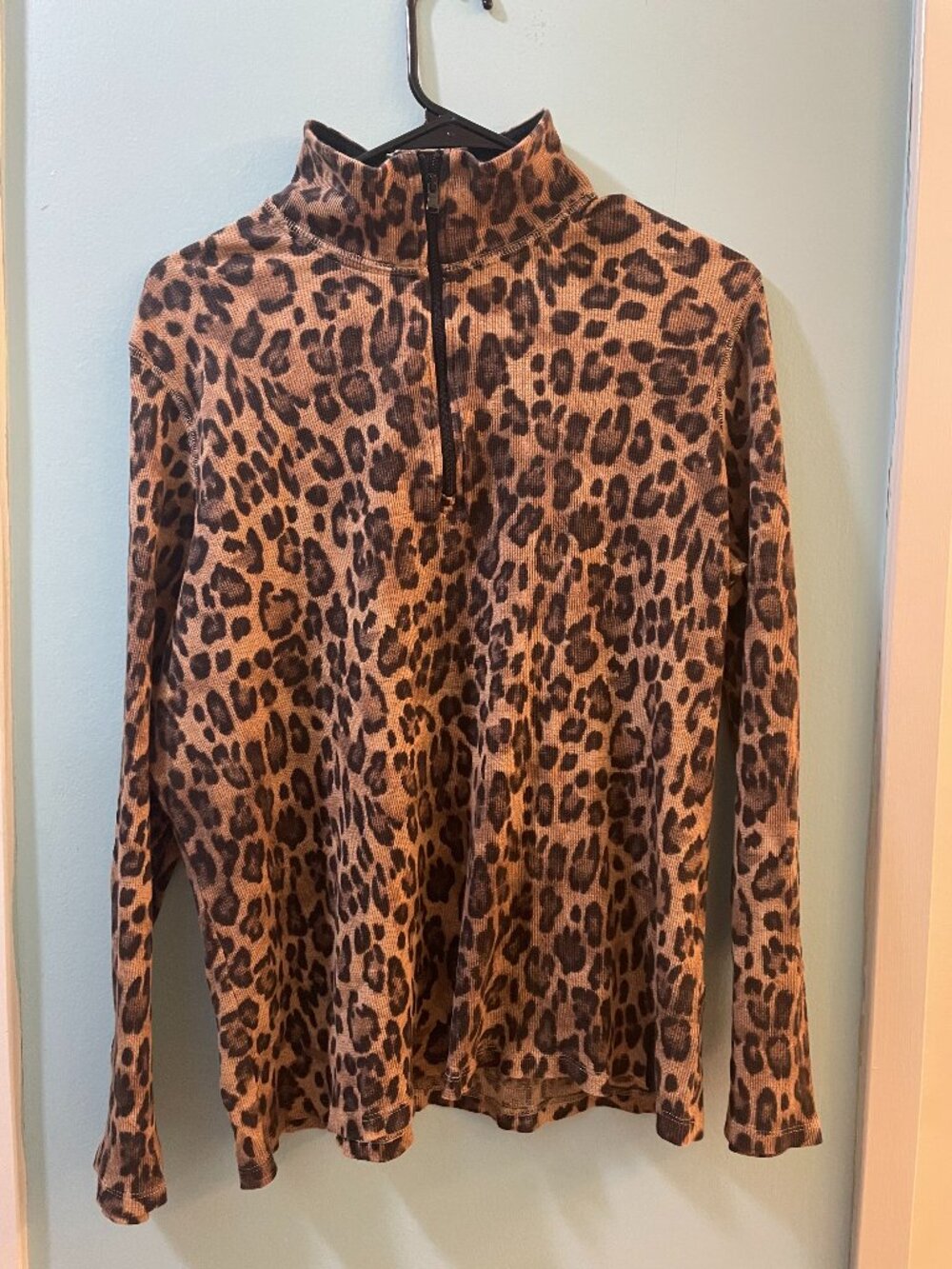 Lauren Active Ralph Lauren Leopard Print Top, 1x